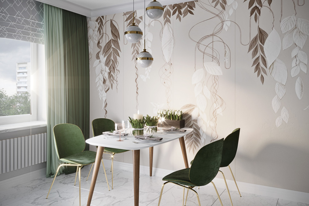 Обложка проекта: Кухня "Золото и изумруд"