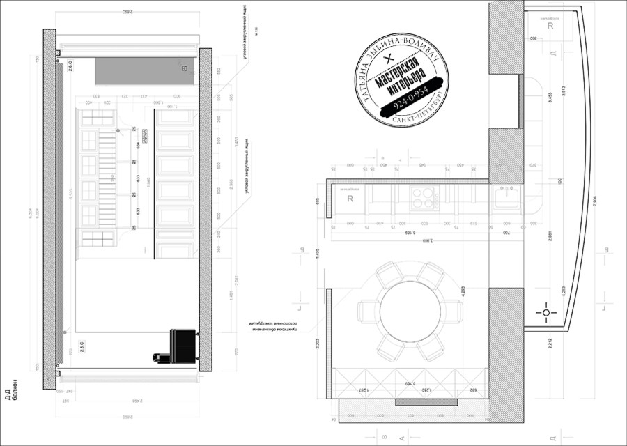 Дворянское Гнездо 2-уровневая кв в Пушкине