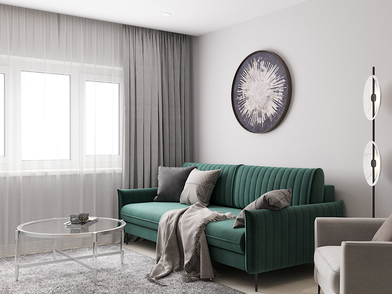 Дизайн проект квартиры, площадью 62 м2