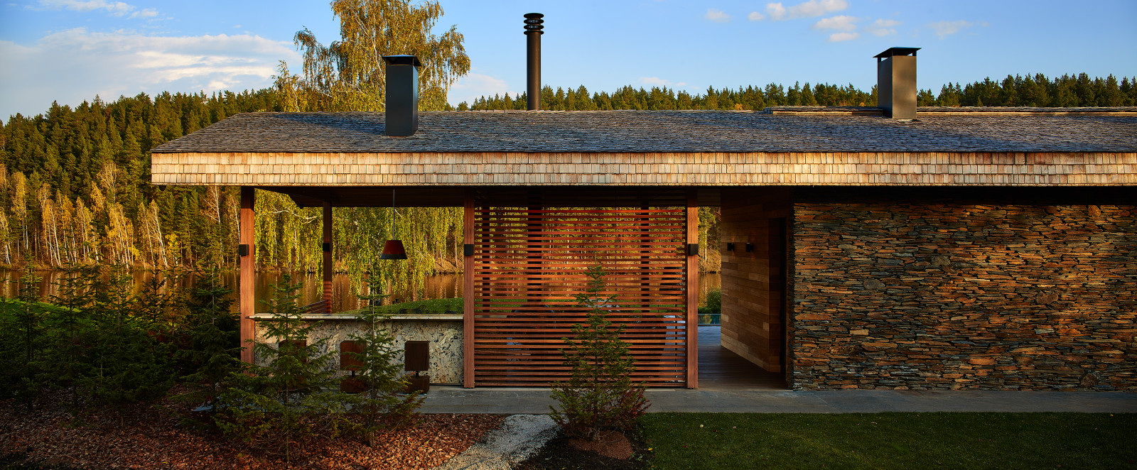 Дом на реке | Barn by a River