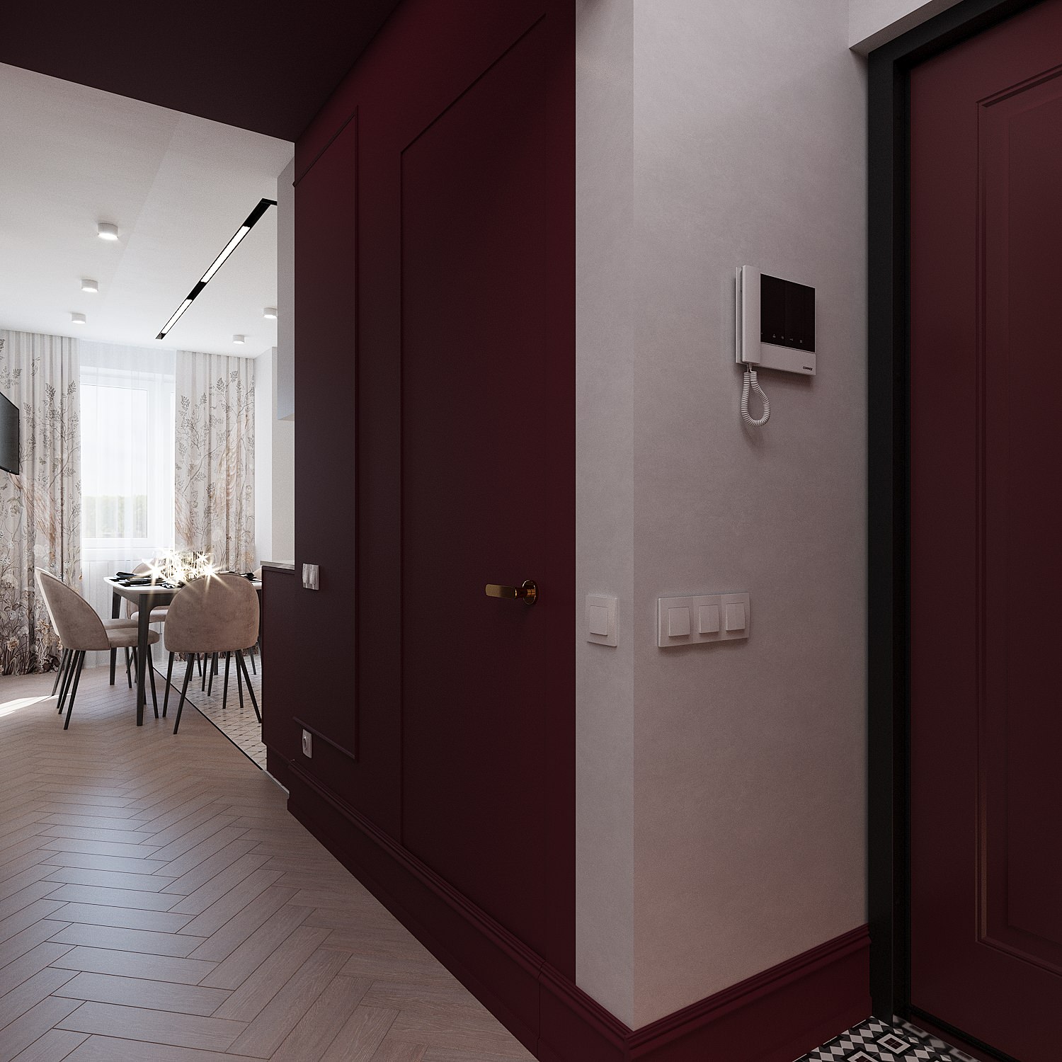 Дизайн проект квартиры 80 кв.м.