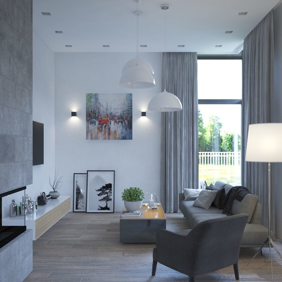 Гостиная в загородном доме