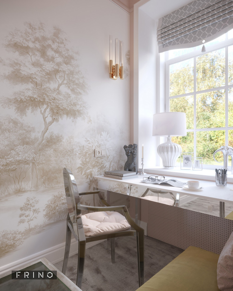 Женский кабинет в проекте "Жемчужная река". Студия  FRINO