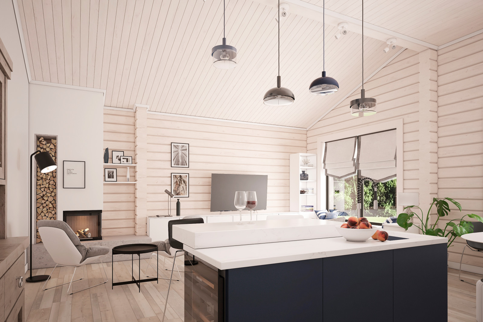 Обложка проекта: Дом из бруса в Фирсановке