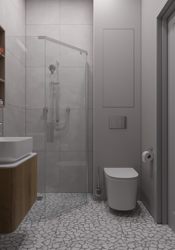 Студия с антресолью в скандинавском стиле