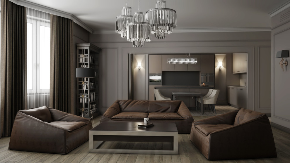 Квартира в сдержанной палитре