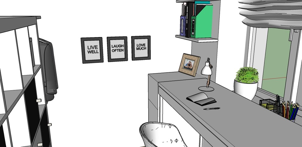 Эскиз 2-ой этаж таунхаус на Калужском Шоссе