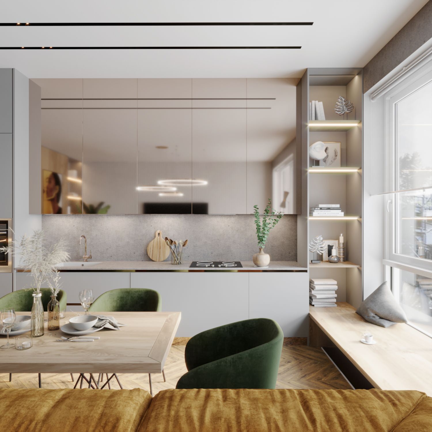 Контемпорари в ЖК Сердце столицы