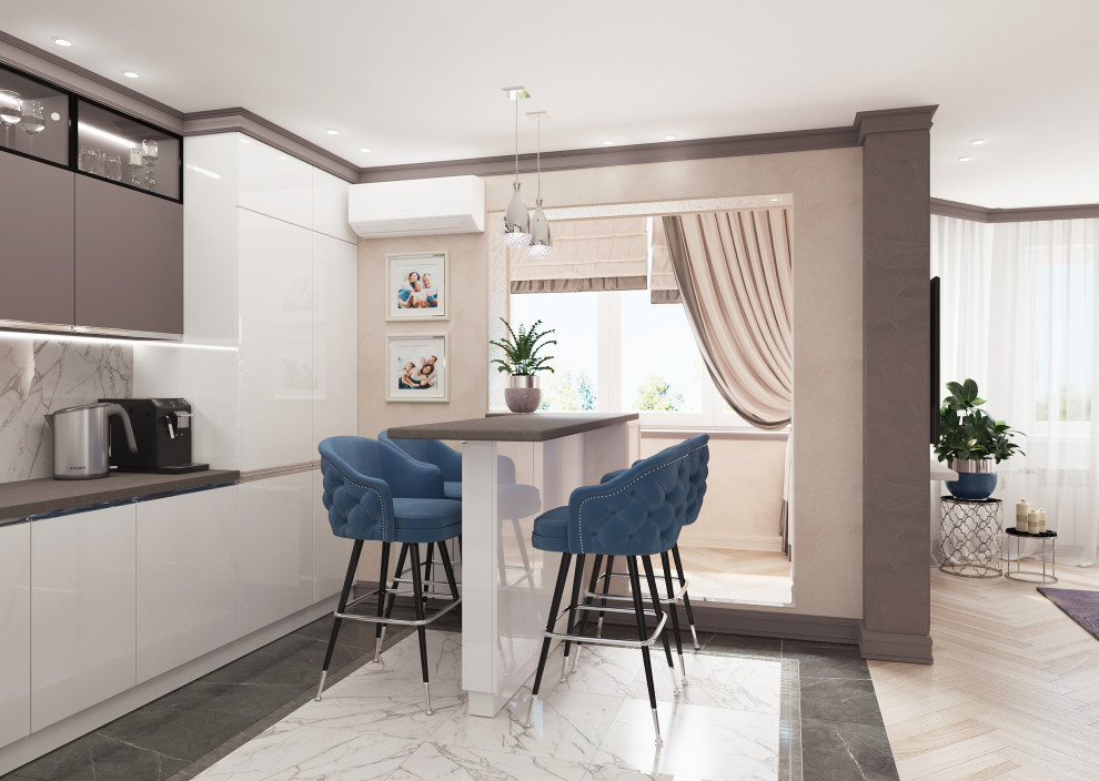 Трехкомнатная квартира современная классика