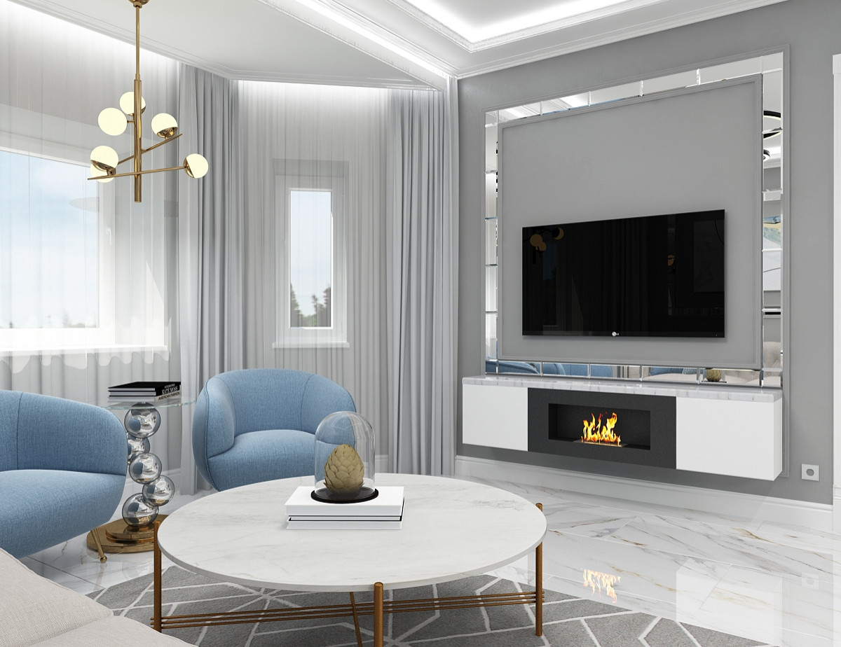 Дизайн-проект коттеджа г.Тюмень