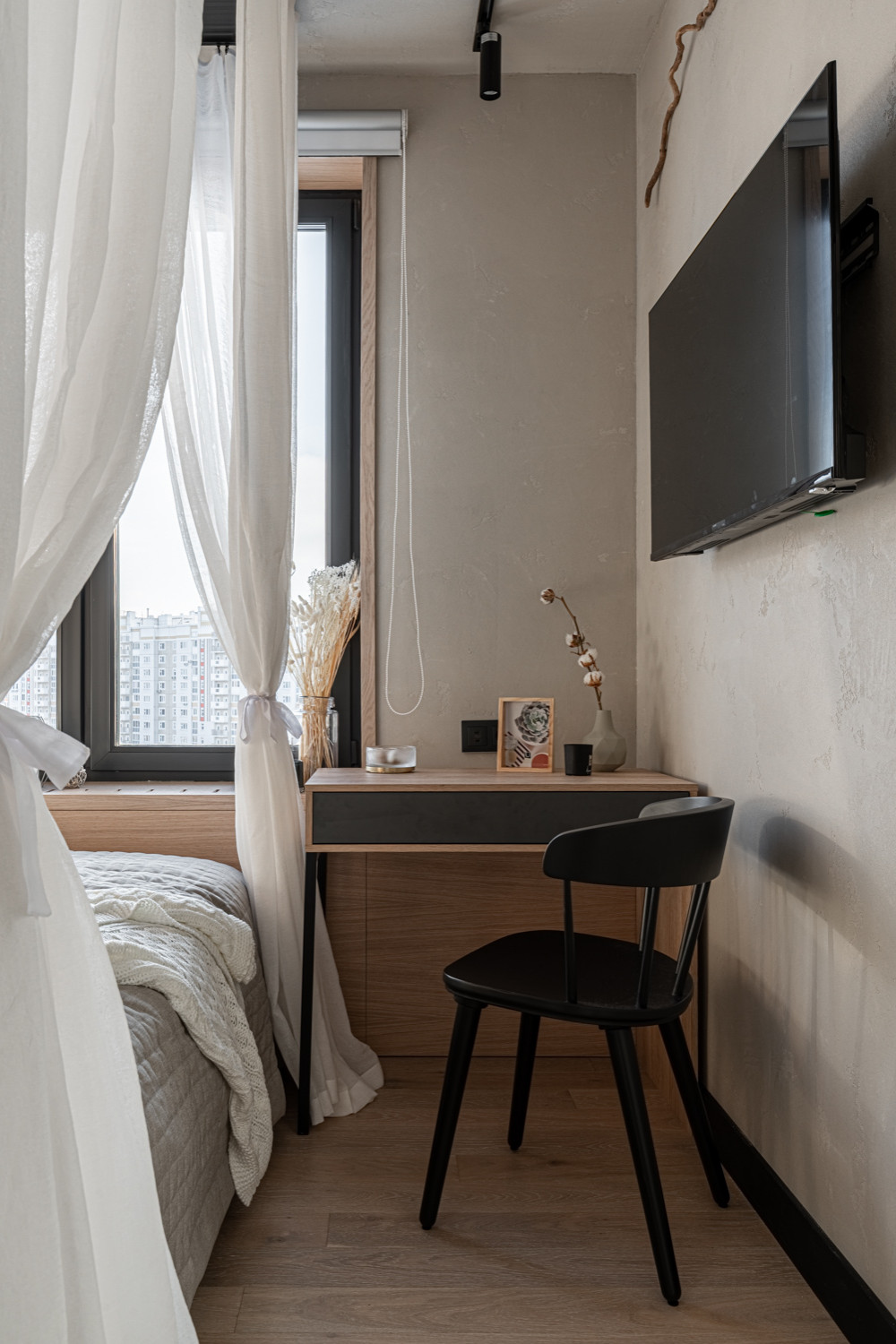 Спальня с видом на Бали