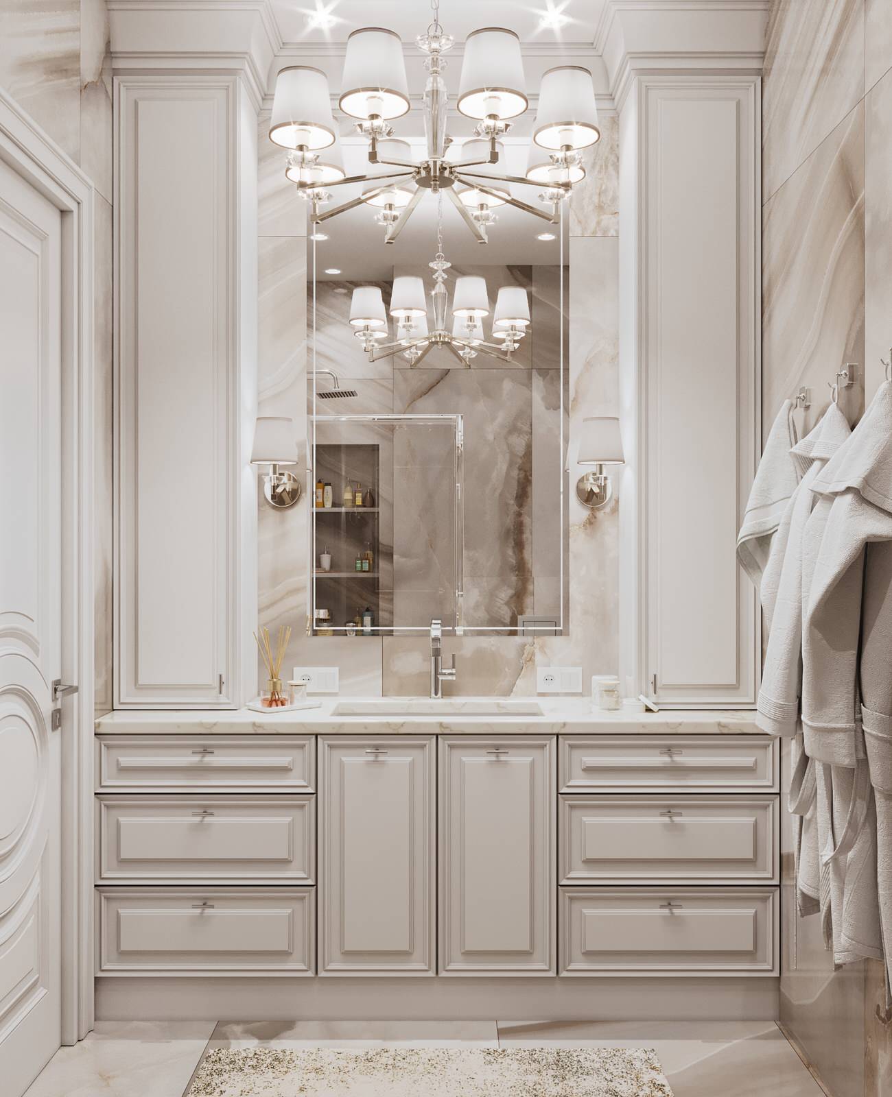 Обложка проекта: Ванная комната в ЖК "Сердце Столицы"