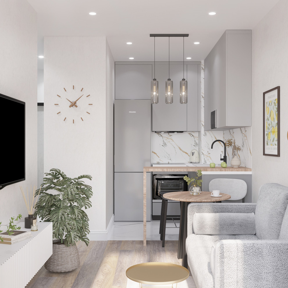 Обложка проекта: Кухня-гостиная ЖК БиоСфера