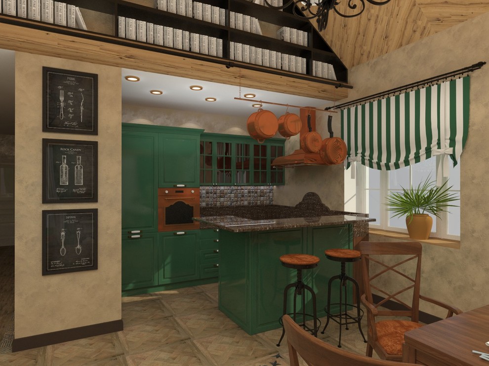 Гостиная в испанском стиле