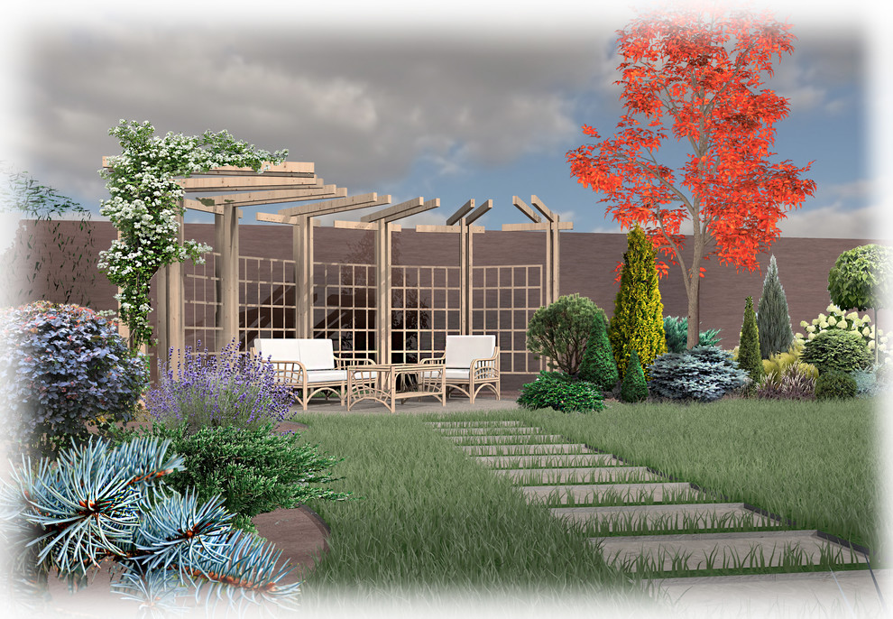 Обложка проекта: Ландшафтный дизайн ул.Трамплинная, Калуга