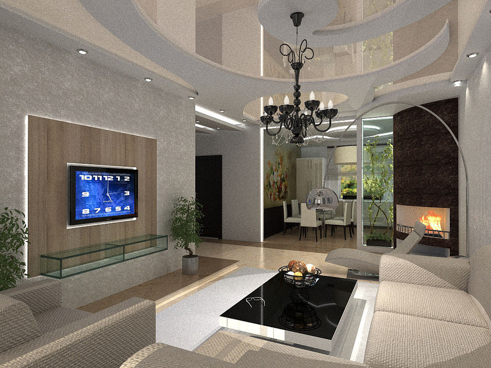 Двухэтажный дом минимализм