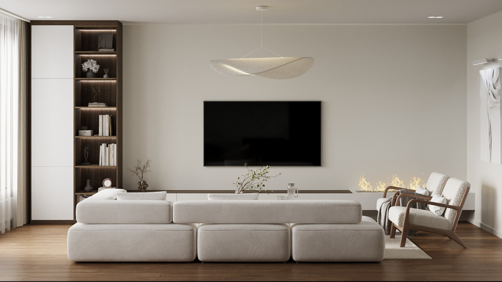 Дизайн-проект кухни-гостиной