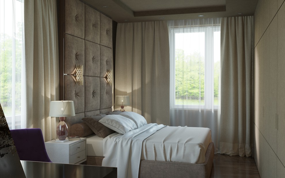 СПАЛЬНЯ В ТЕПЛЫХ ТОНАХ