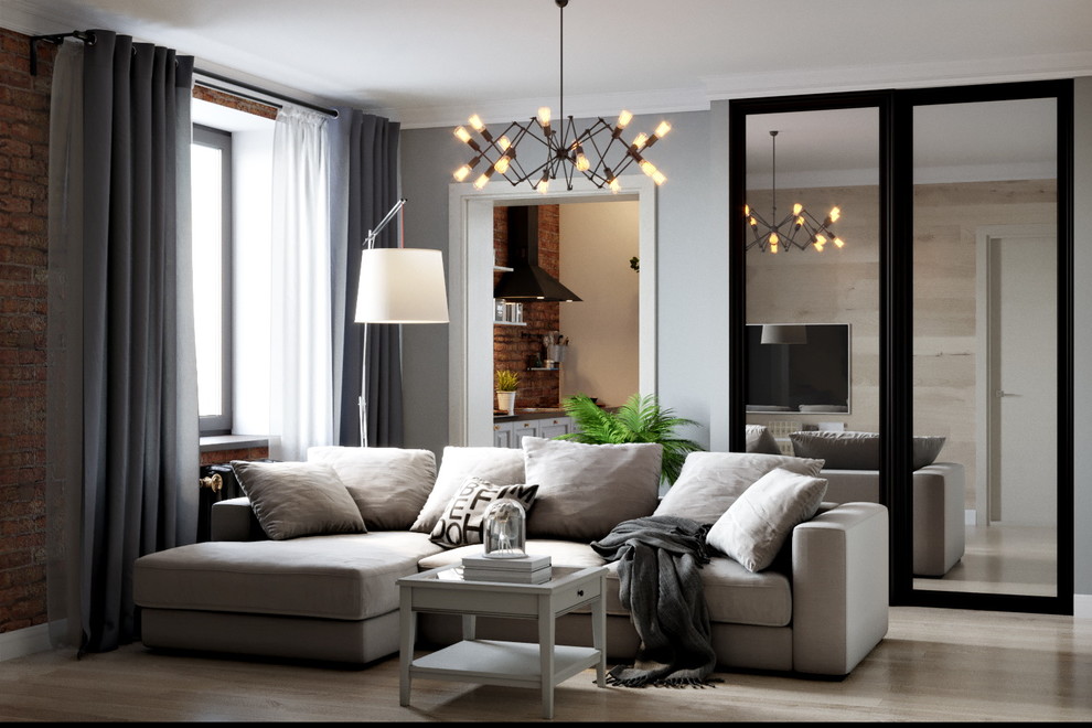 Двухкомнатная квартира в стиле лофт