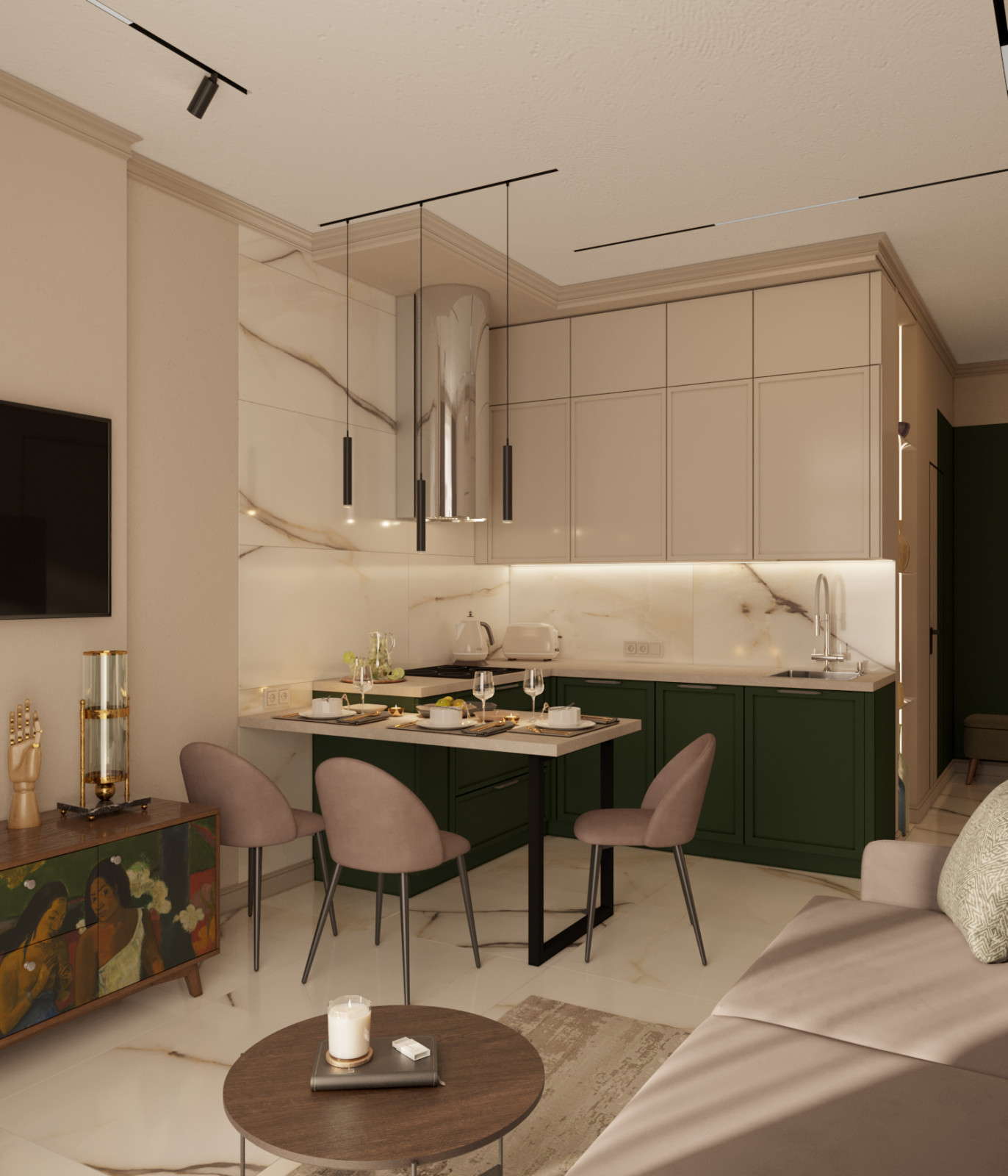 Уютные апартаменты в центре Москвы