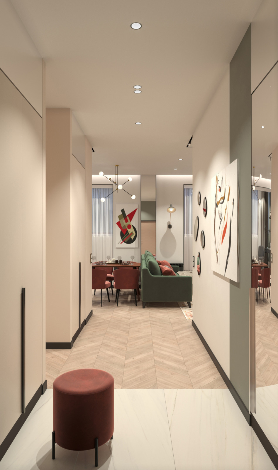 Обложка проекта: Квартира в Санкт-Петербурге, ул.Бассейная, 54 м.кв.