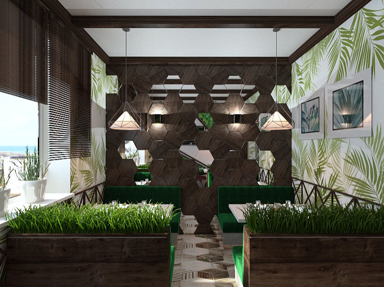 Обложка проекта: Визуализация семейного кафе в г. Ростов