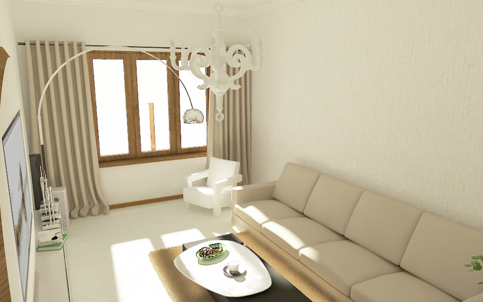 Минимализм в ЖК Бригантина г. Краснодар