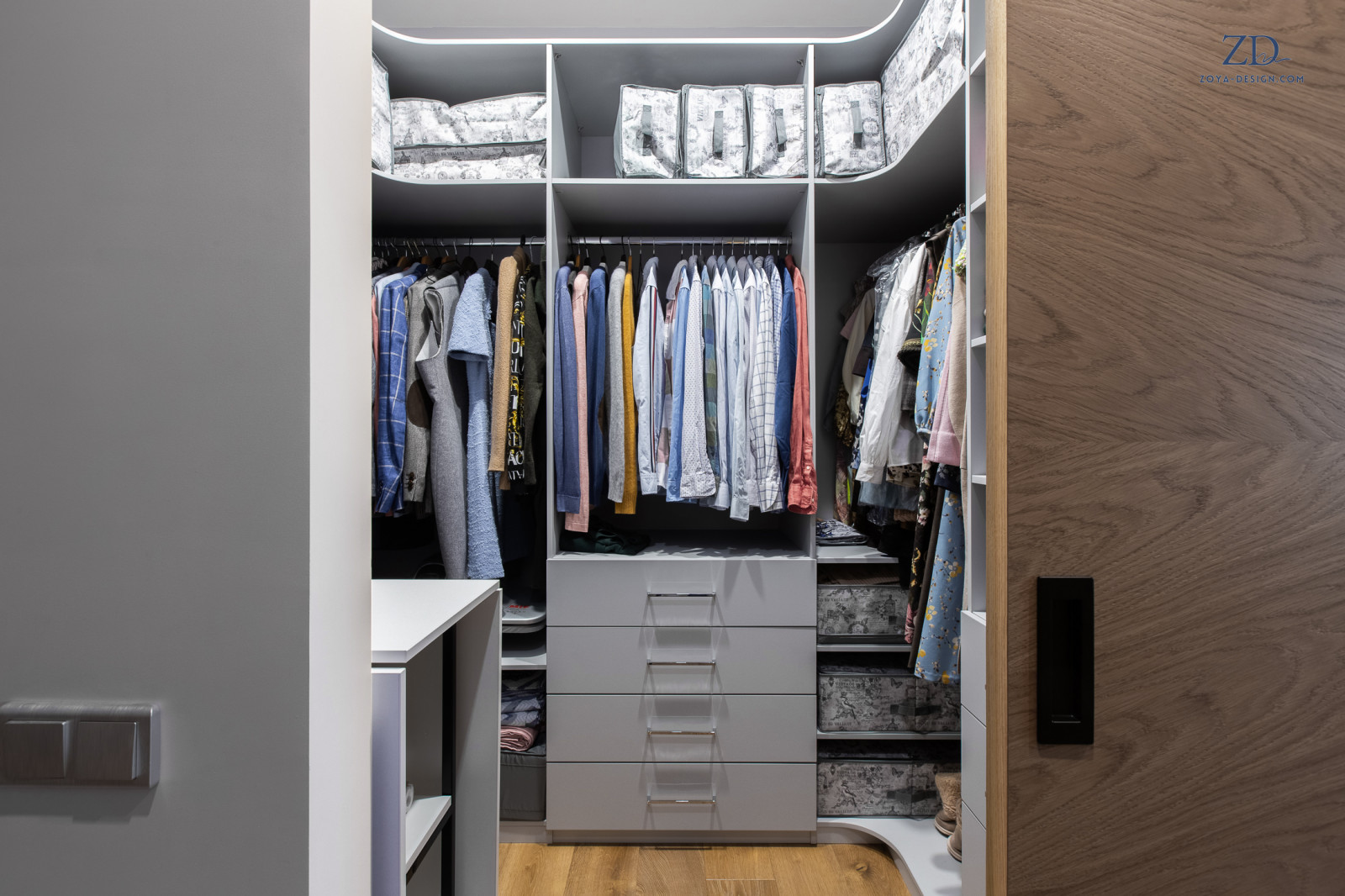 Цвет в интерьере, квартира в Куркино.