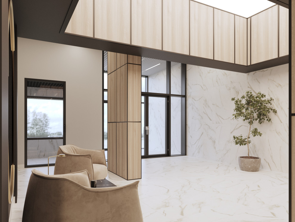 Дизайн интерьеров общественных пространств в ЖК «Новый город»