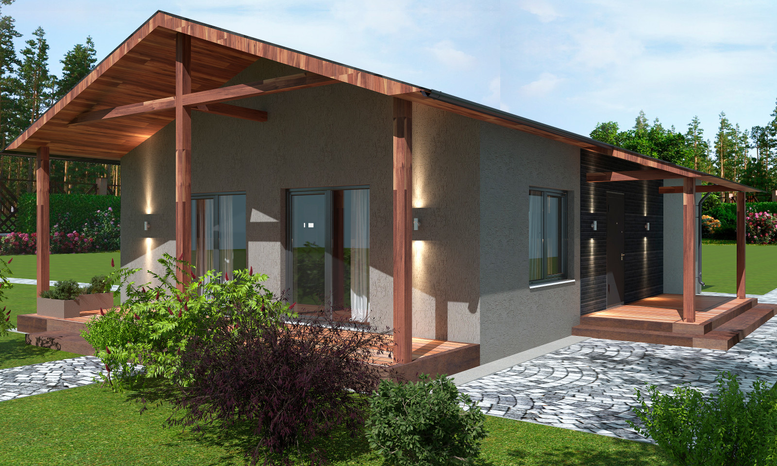 Проекты недорогих домов, для строительной фирмы