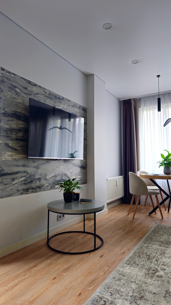 Квартира с цветными акцентами 68,5 кв.м