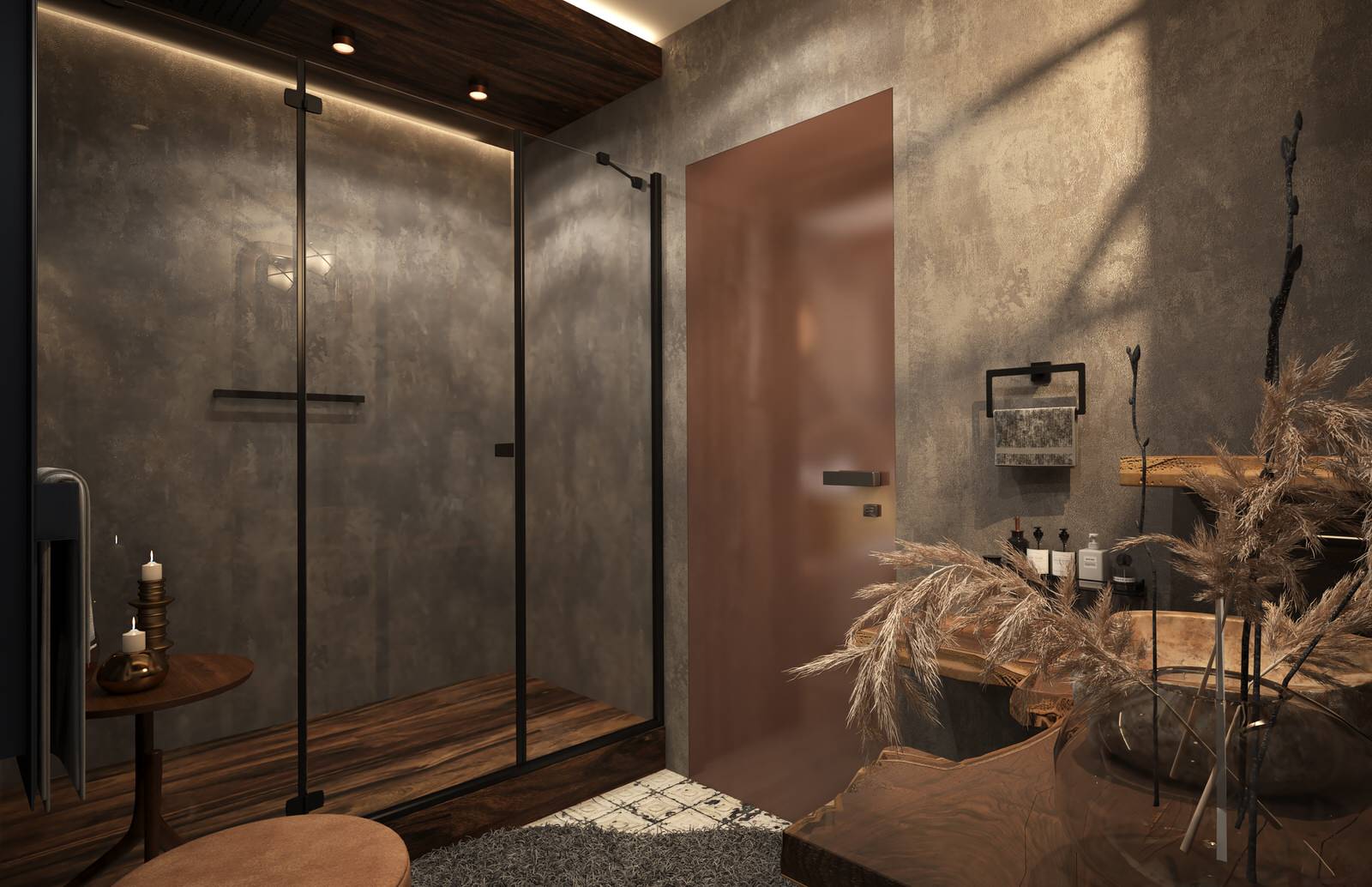 Двухкомнатная квартира. 64 кв.м. в стиле Бохо