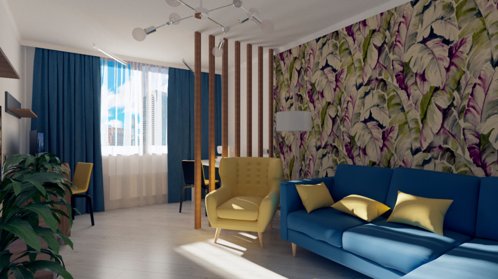 Обложка проекта: Однокомнатная квартира