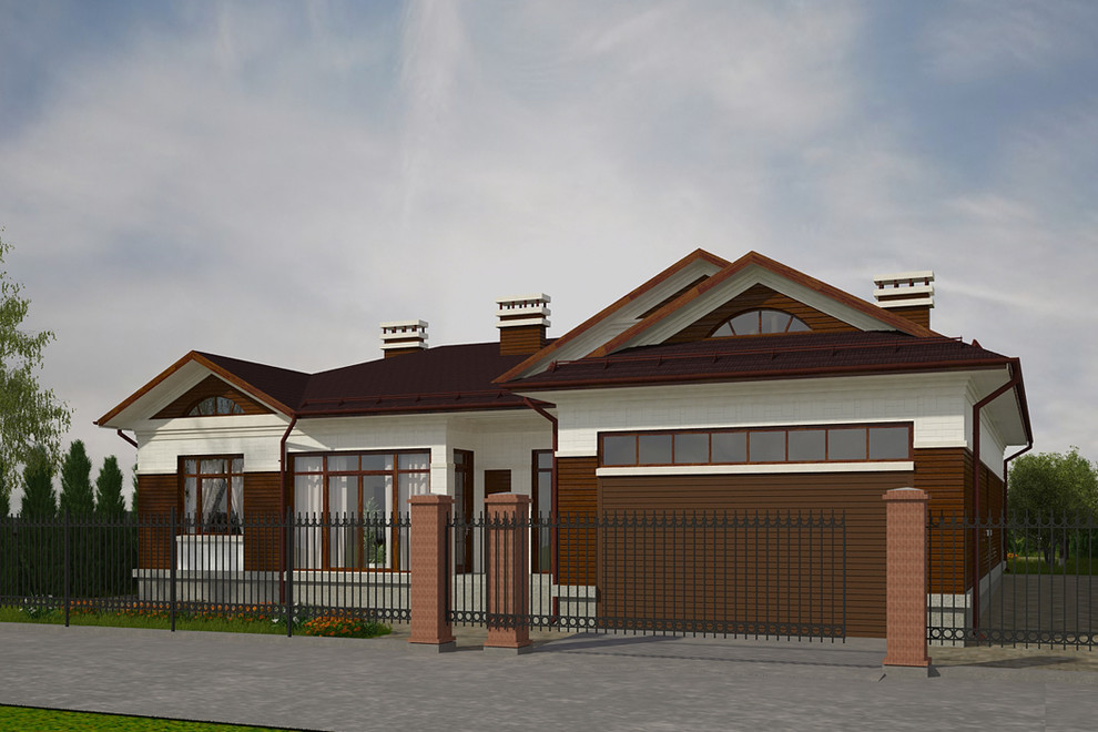 Коттедж 1-эт в п. Зеленый ветер