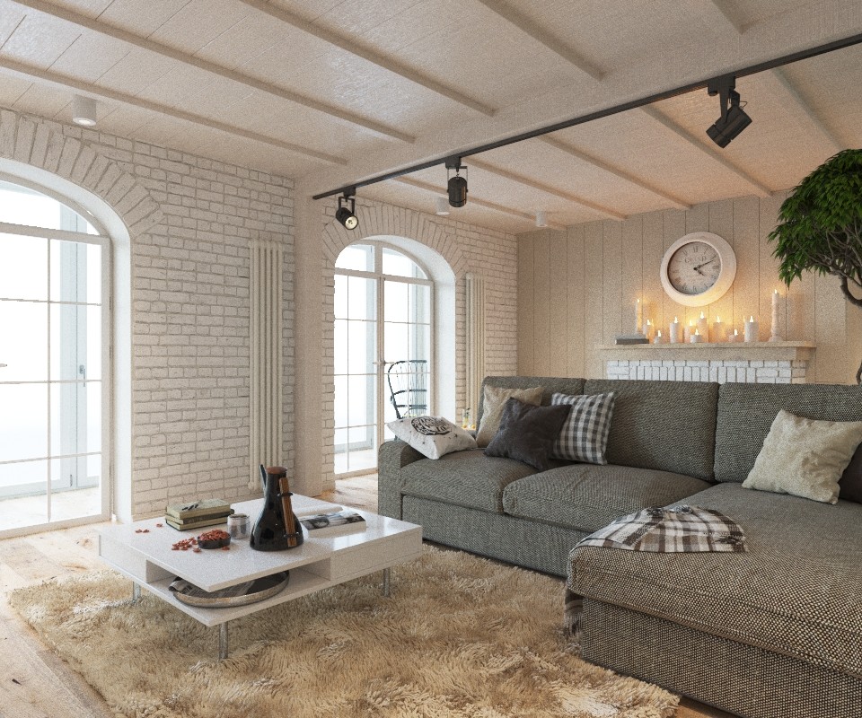 Интерьер квартиры в скандинавском стиле. Екатеринбург.