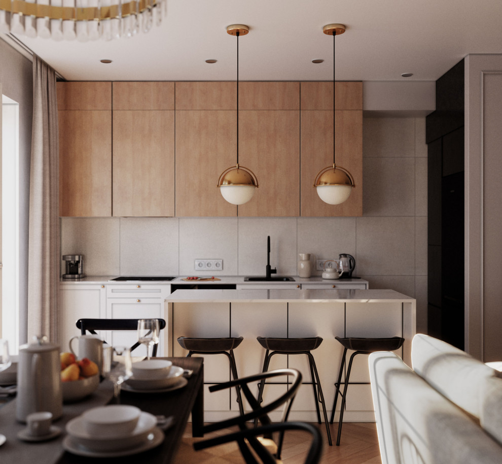 Дизайн двухуровневой квартиры в Санкт-Петербурге