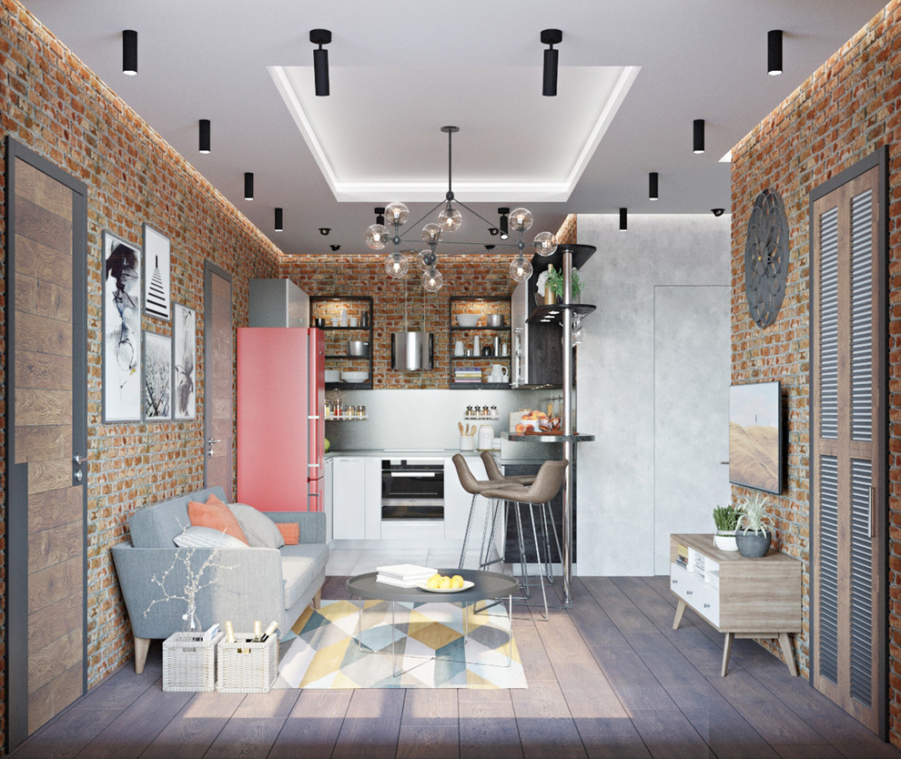 ЖК Загородный квартал Студия в стиле Лофт 60м2