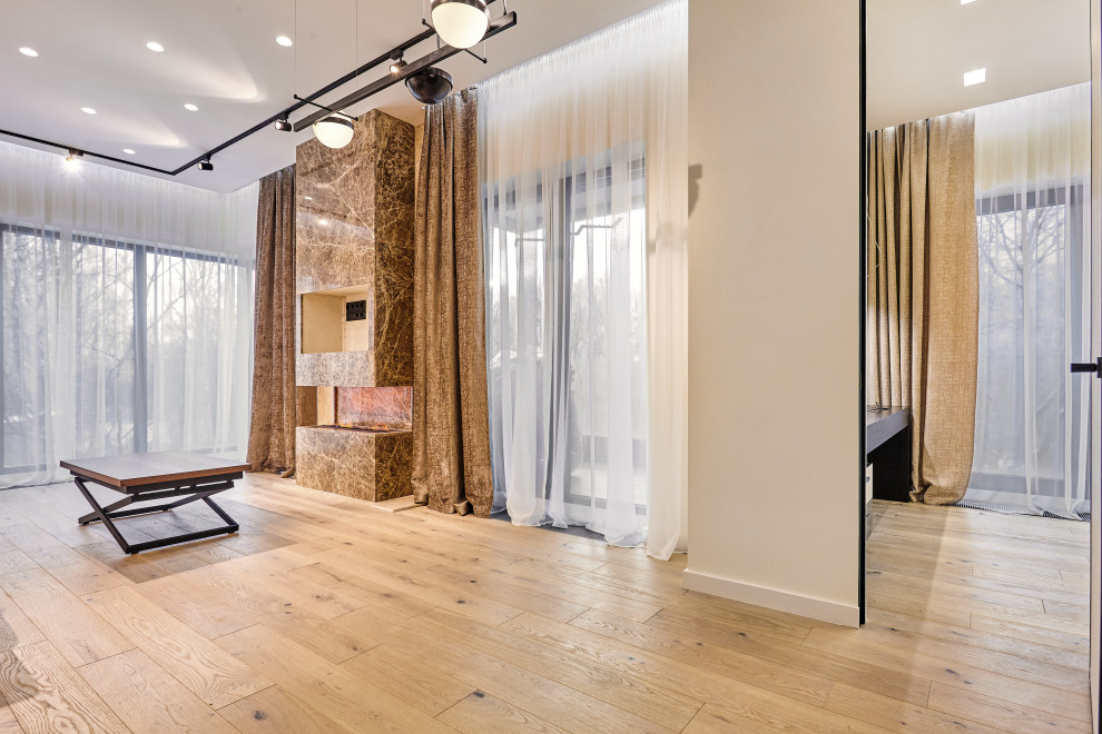 Кухня-Гостиная ЖК "Парк Рублёво"