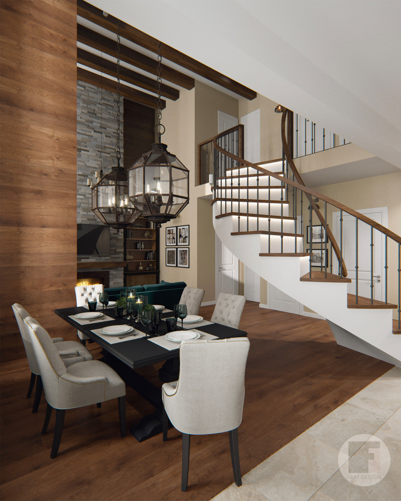 Современный загородный дом