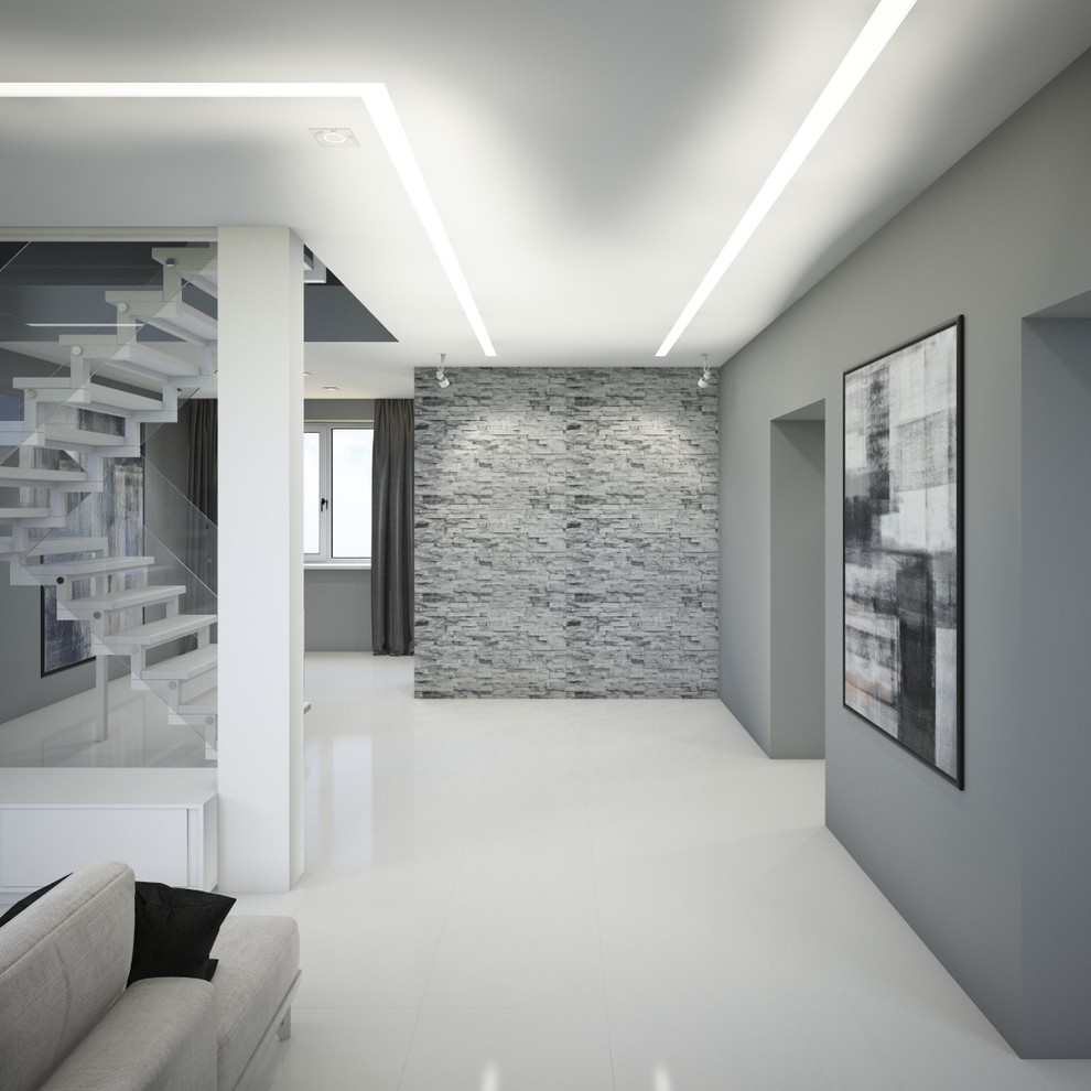 Дизайн-проект загородного дома в современном минимализме