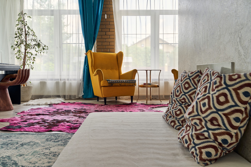 Гостевой загородный дом в Подмосковье, гостиная