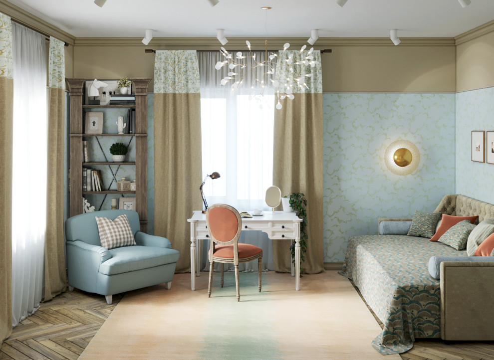 Загородный дом в оливковых тонах