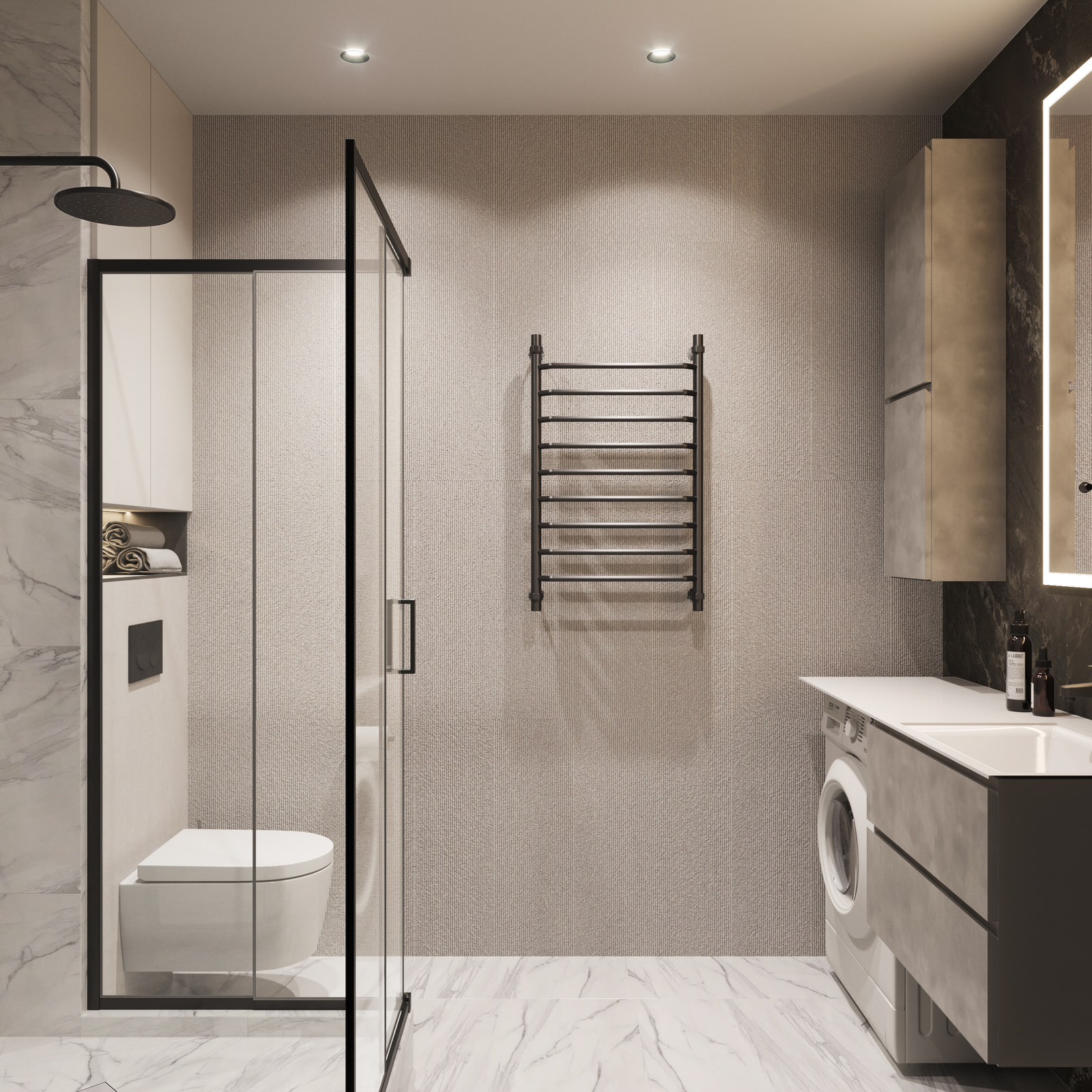 Визуализация интерьера. Квартира в жилом комплексе "Легенда Героев”