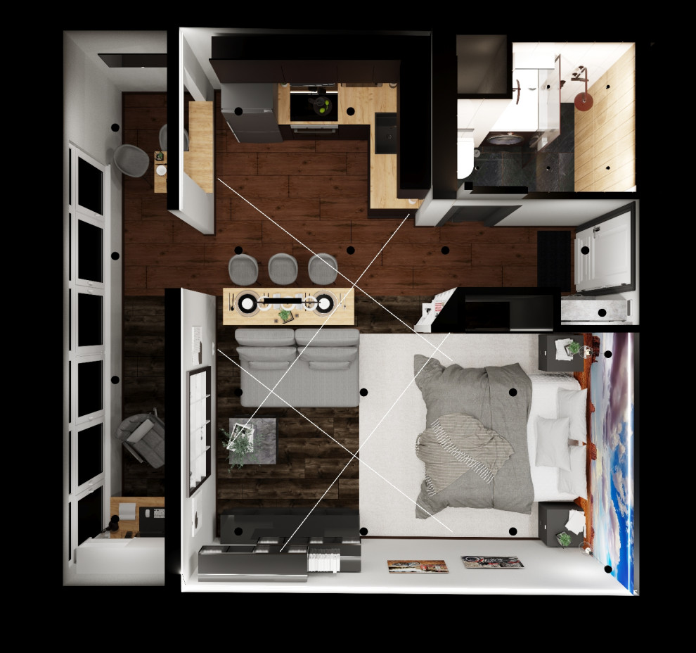 Дизайн-проект "Ленинградская"