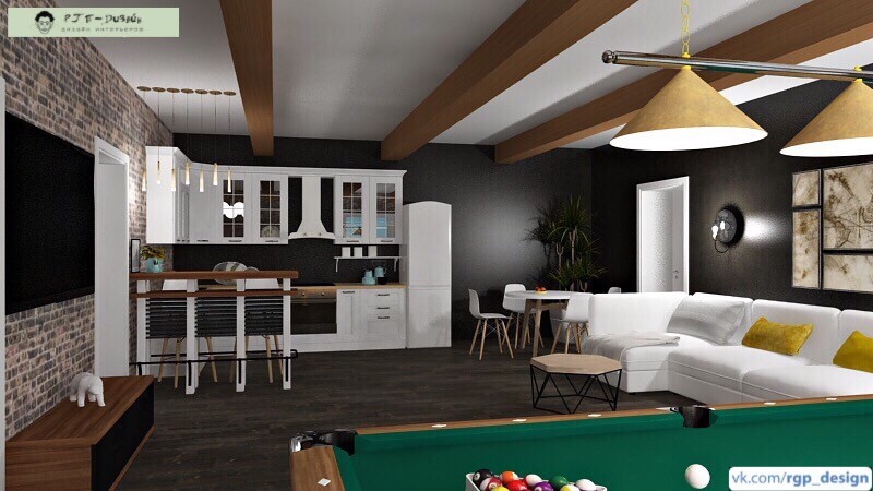 ЛОФТ над гаражом