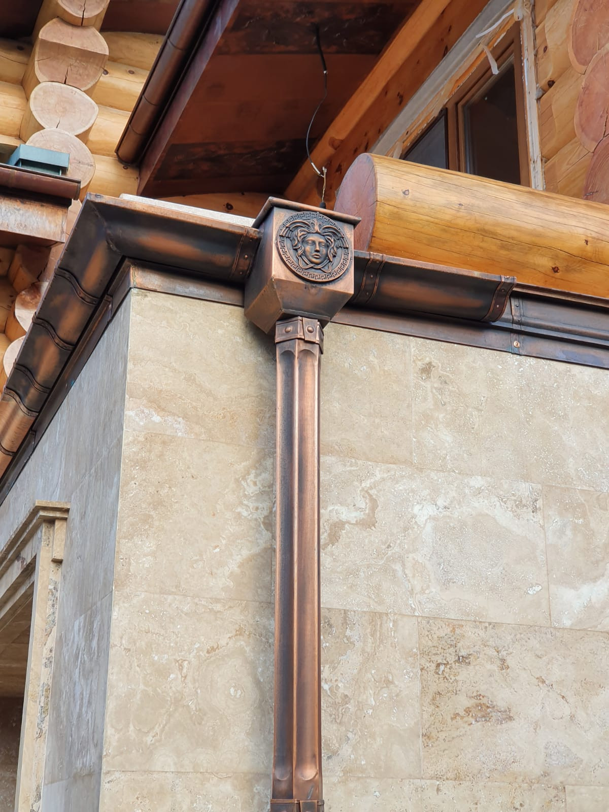 Медная водосточная система «Antique»