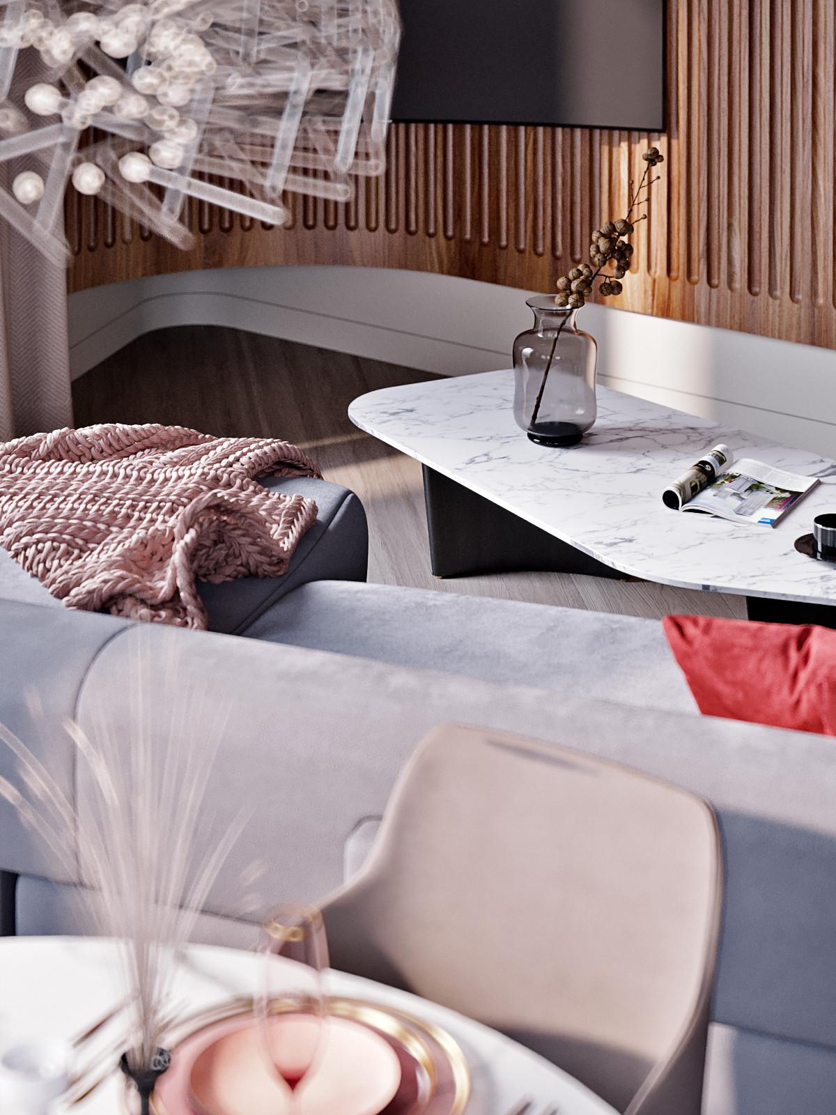 проект интерьера квартиры 150м2 Колков С.С., Камнев М.В. 2020г.