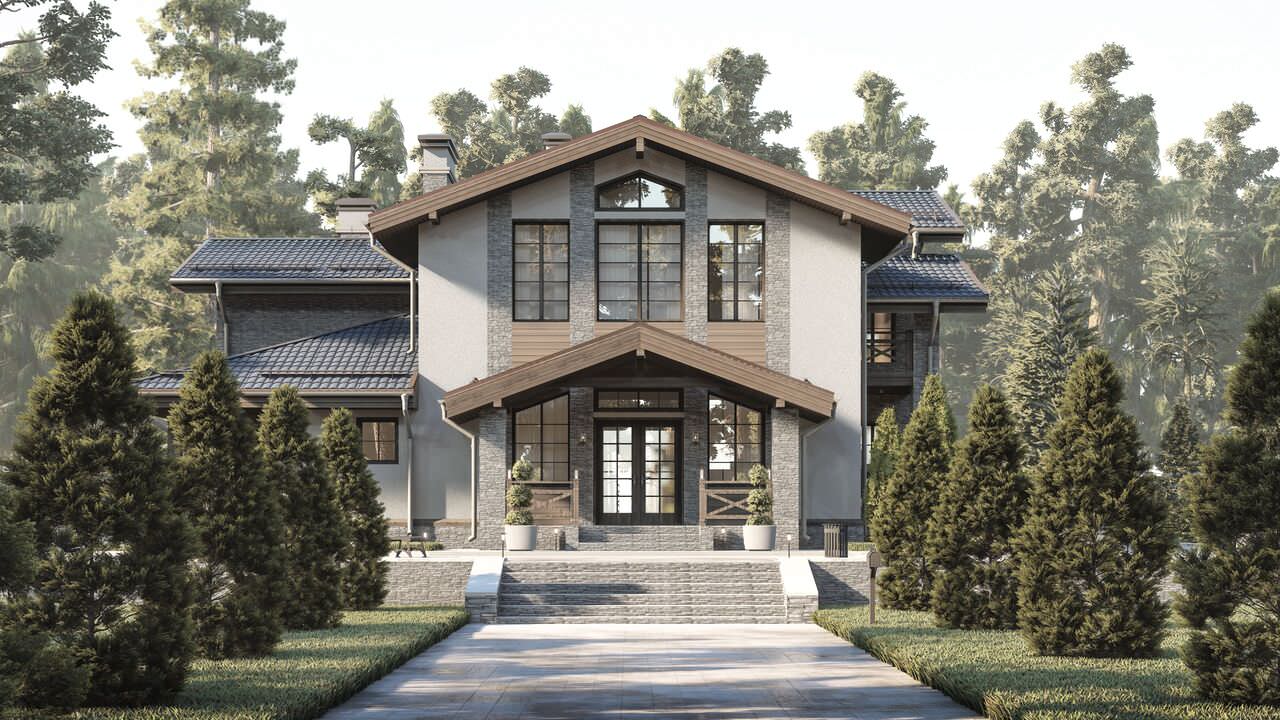 Обложка проекта: Шале 300 м2