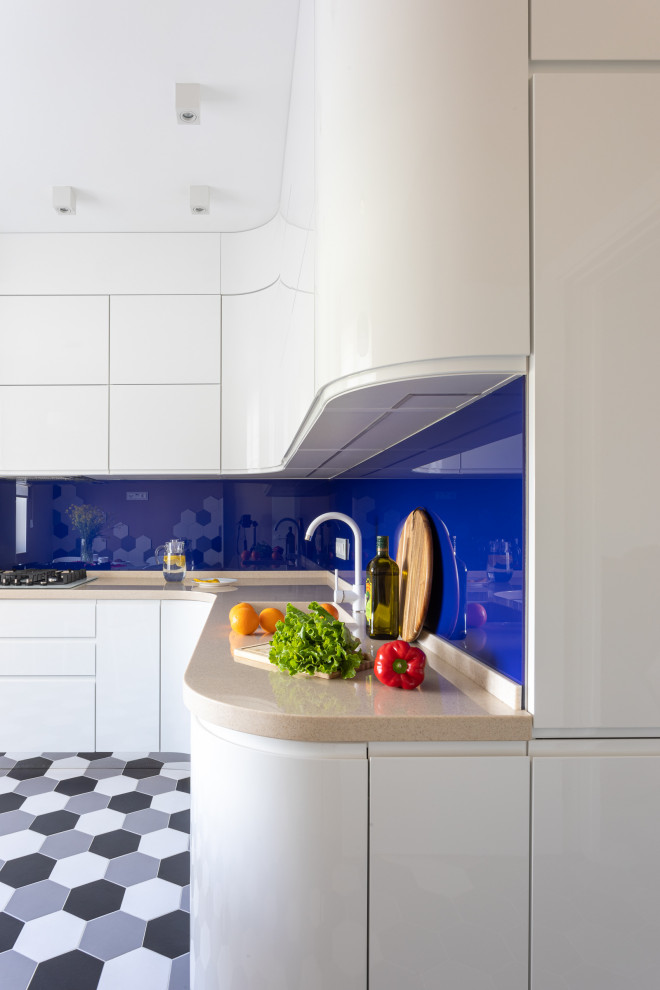 яркий интерьер квартиры 71 кв.м. в г. Калининграде