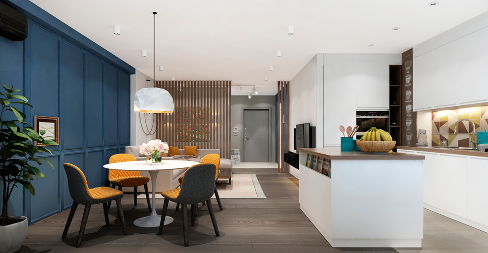 Обложка проекта: Квартира 80 м2 в современном стиле, для молодой семьи